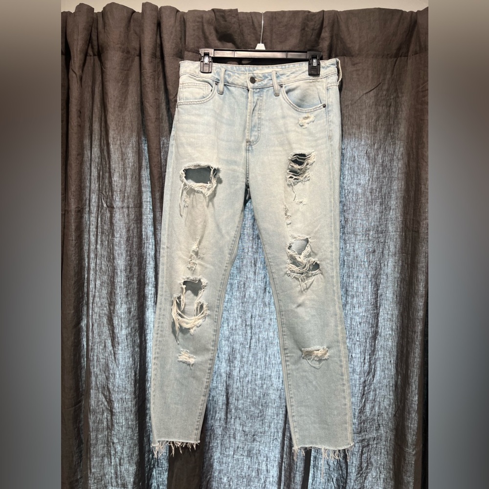Ripped Blue Jeans